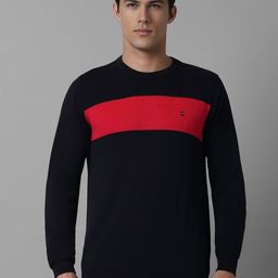 Louis Philippe Sport Men Colourblocked Pullover-picture-48