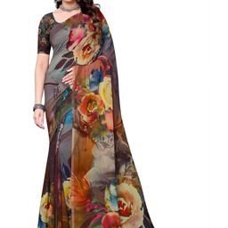 PARVOTSAV Multi Polyester Saree-image-65