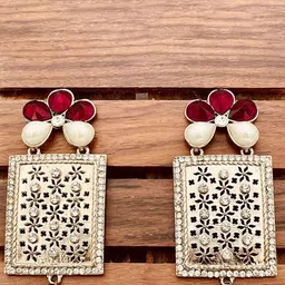 ZIVOM Contemporary Drop Earrings-image-56