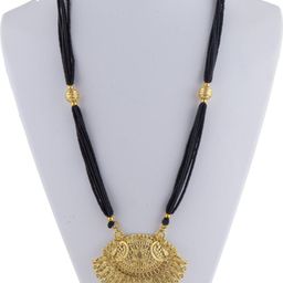Ramdev Art Fashion Jwellery Brass Gold Plated Mangalsutra-image-64
