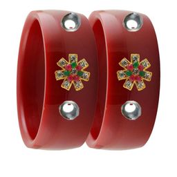 Vidhya Kangan Multi-Coloured Brass Bangles-88