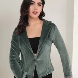 TANDUL Women Notched Lapel Single-Breasted Blazers-picture-43