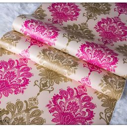 Jaamso Royals Pink & Brown Printed Waterproof Wall Sticker-image-69