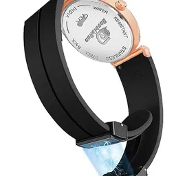 DOUBLERUN Unisex Dial & Textured Straps Analogue Multi Function Watch H05N27031 image 2