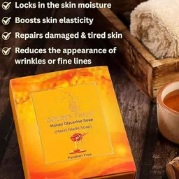 Golden Treez Set Of 4 Honey Glycerine Soap- 115 ml Each image 4