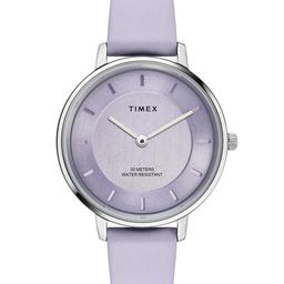 Timex Women Brass Embellished Dial & Leather Straps Analogue Watch TWEL15820-image-63