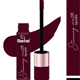 GlamFam Set Of 2 Stunning Matte Waterproof Lip Color- 5 ml Each- Deep Maroon 12 image 3
