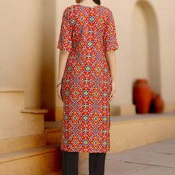 anouk rustic HERE&NOW Selection Of 2 Ethnic Motifs Printed Regular Kurta with Trousers image 5