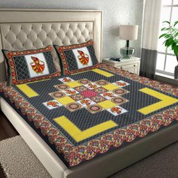 E Elma Unisex Black Bedsheets-image-81