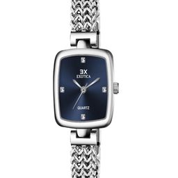 Exotica Fashion Women Brass Dial & Stainless Steel Straps Watch EX-6014-PNP Blue-11