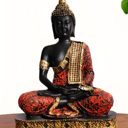 INTERNATIONAL GIFT Red Buddha Idol Showpiece-image-77