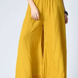 MAURYA Women Wide Leg Palazzos-57