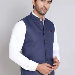 Anouk Woven Nehru Jacket image 3