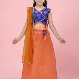 BAESD Girls Ready to Wear Lehenga & Blouse With Dupatta-image-86