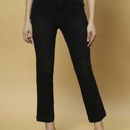 Rea-Lize Women Straight Fit Low-Rise Stretchable Jeans-image-15