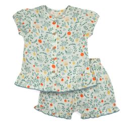 TIDY SLEEP Girls Printed Shirt with Shorts-11