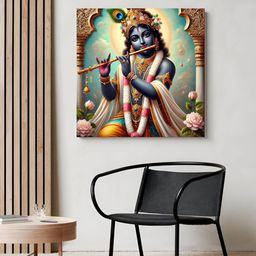 999Store Blue & Brown 1 Piece Wood Religious Wall Paintings-image-34