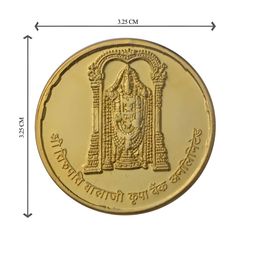 Pray Everyday 7-Pcs Gold-Plated Tirupati Balaji Coins-image-22