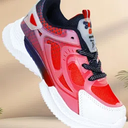 G&D Kids Mesh Synthetic Leather Marking Running Shoes-47