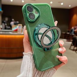 Luxury Kase Quirky iPhone 16 Plus Magnetic Stand Shockproof Back Case-picture-1
