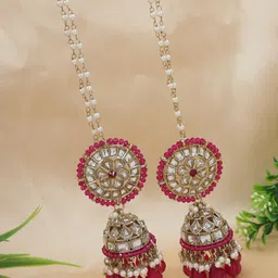 I Jewels Contemporary Jhumkas Earrings-39