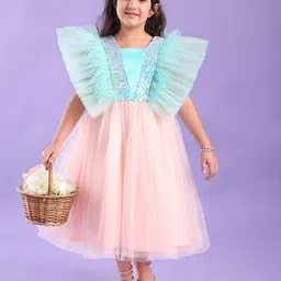 Mark and Mia Girls Embellished Blouson Midi Dress-image-97