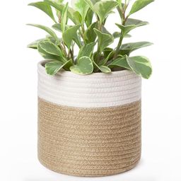 Inshreys Cotton Rope Basket Modern Woven Planters-39
