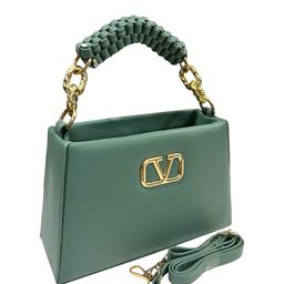 SKORPIO PU Structured Handheld Bag with Applique image 5