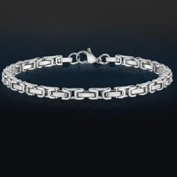 Peora Men Stainless Steel Link Bracelet-image-71