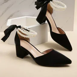 Street Style Store Suede Block Sandals-image-15