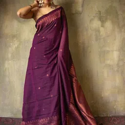 SHOP DROP Woven Design Zari Pure Silk Designer Banarasi Saree-picture-45