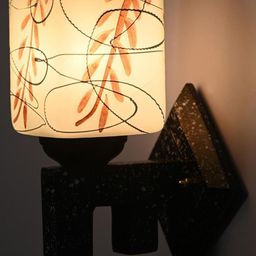 SOMIL Brown Glass Cylinder Printed Wall Lamps-image-67