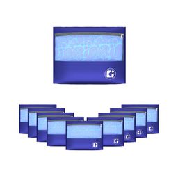 Aura Blue Set of 6 Regular Multi-Utility Organisers-35