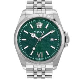 Versace Anteo Men Brass Dial & Stainless Steel Bracelet Straps Analogue Watch VE9H01124-50