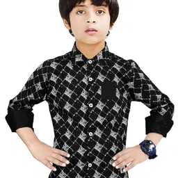 MADE IN THE SHADE Boys Opaque Casual Shirt-image-49