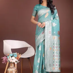 Astita Woven Design Zari Saree-image-61