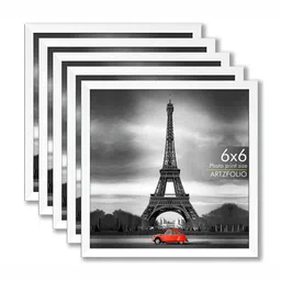 ArtzFolio White 5 to 7 Pieces Wood Wall Photo Frames-image-41