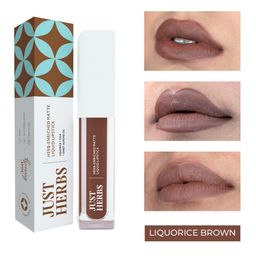 Just Herbs Herb-Enriched Matte Liquid Lipstick 2 ml - Liquorice Brown 12 image 2