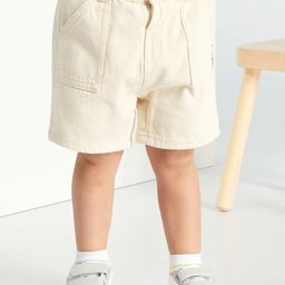 KIABI Boy's Mid-Rise Cotton Above Knee Shorts-image-83