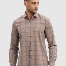 Snitch Men Smart Slim Fit Checked Casual Shirt-image-91