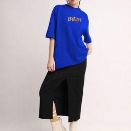 Leotude Women Applique T-shirt-image-98