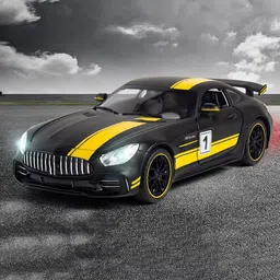 DEUSON ECOM 1:24 Diecast Metal Car AMG GTR Toy CarVehicles-37