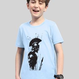 AUSK Boys Graphic Printed Drop-Shoulder Sleeves Cotton T-shirt-image-78