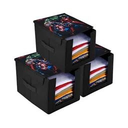 Aura Black Set of 3 Regular Multi-Utility Organisers-picture-20