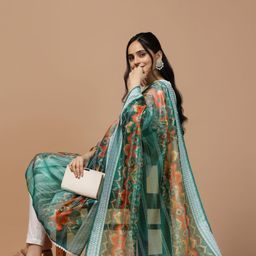 Kaizen TEXO FAB Printed Organza Dupatta-69
