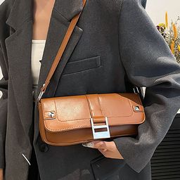 LULU & SKY PU Structured Handheld Bag image 5