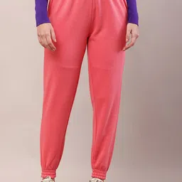 NoBarr Women Mid-Rise Joggers Cotton Trousers-image-35