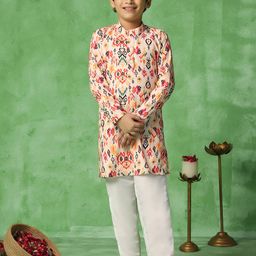 Sangria Boys Printed Kurta Sets-27
