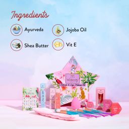 whimsy beauty Kids Make Up Beauty Kit | Safe & Fun Makeup Set with Brushes, Lip Tint & More image 2
