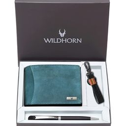 WildHorn Textured Leather Accessory Gift Set-28